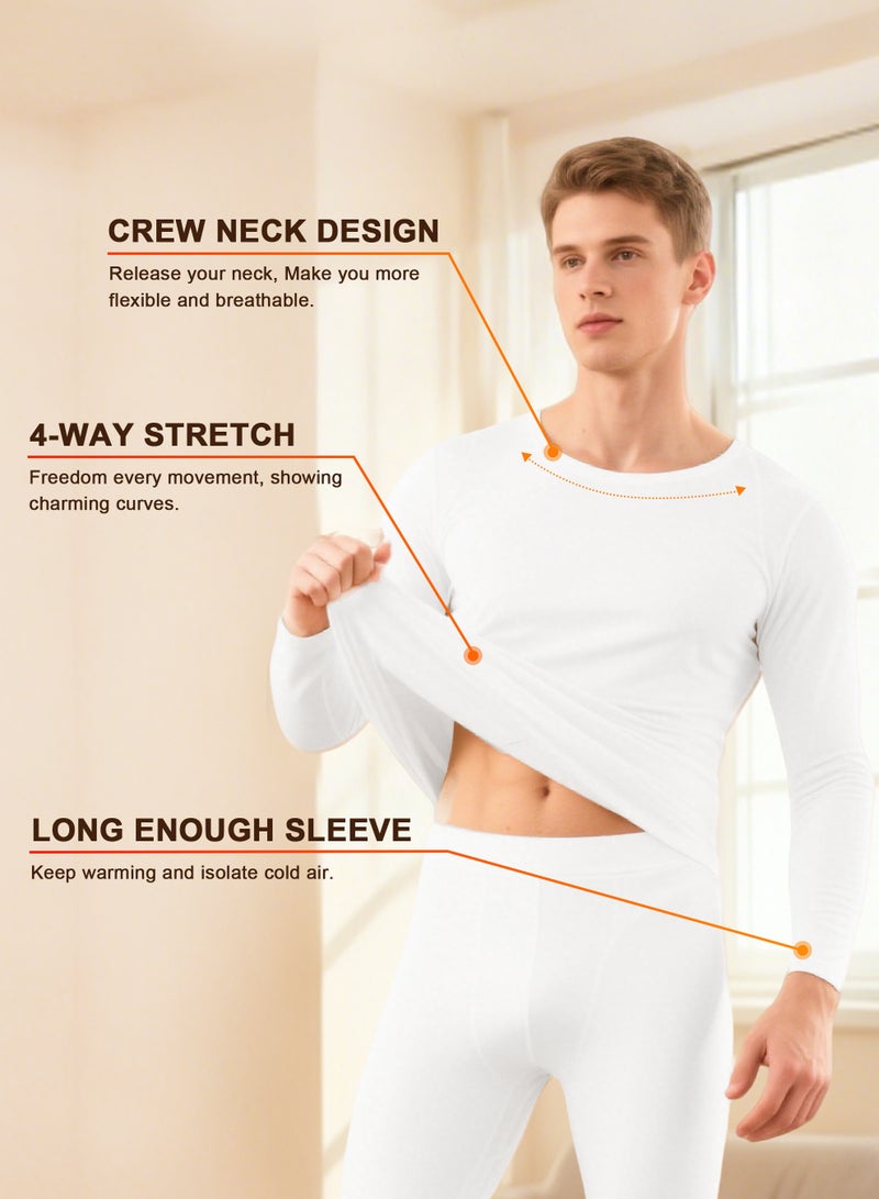 اكسيموس الملابس الداخلية الحرارية للرجال، ملابس الخريف، الطبقات الأساسية، الأعلى والسفلية للطقس البارد - Image 3